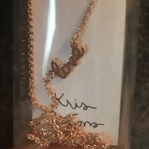 Kris Nations “Love” Necklace